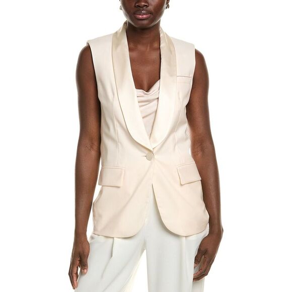 Peserico WomensWool Vest White